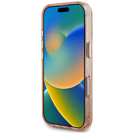 GUESS ETUI 4G CIRCLE DO IPHONE 16 PRO MAX DO MAGSAFE Z METALICZNYM