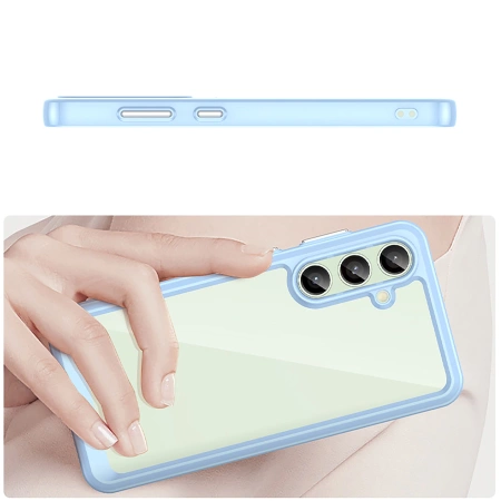 HURTEL ETUI SILIKONOWE OUTER SPACE CASE Z ŻELOWĄ RAMKĄ DO SAMSUNG GALAXY