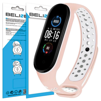 BELINE PASEK DESIGN MI BAND 7 6 5 KOMPATYBILNY Z XIAOMI PASUJĄCY NA ZEGAREK