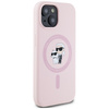 KARL LAGERFELD ETUI SILICONE KARL&CHOUPETTE DO IPHONE 15 DO MAGSAFE