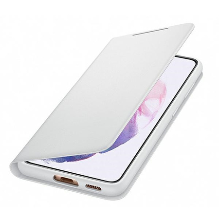 Etui Samsung EF-NG996PJ S21+ G996jasno szary/light gray LED View Cover