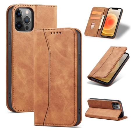 HURTEL MAGNET FANCY CASE ETUI DO IPHONE 12 PRO POKROWIEC Z PORTFELEM KARTĄ