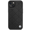 Etui BMW BMHCP14S22RQDK na iPhone 14 - czarne Leather Quilted