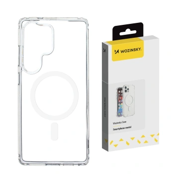 WOZINSKY ETUI ULTRA CLEAR DO SAMSUNG GALAXY S25 DO MAGSAFE Z OCHRONĄ