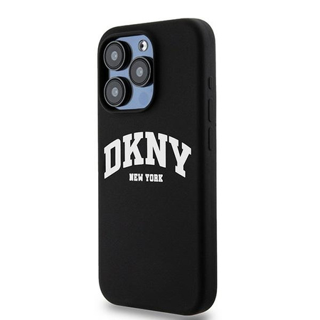 DKNY ETUI CASE HARDCASE DO IPHONE 15 PRO DO MAGSAFE LIQUID SILICONE Z LOGO