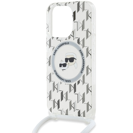 KARL LAGERFELD ETUI CROSSBODY MONOGRAM DO IPHONE 15 PRO 6,1 HARDCASE IML