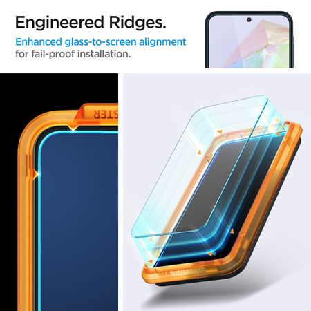 SPIGEN SZKŁO HARTOWANE DO SAMSUNG GALAXY A35 5G ALM GLAS.TR ZESTAW OCHRONNY