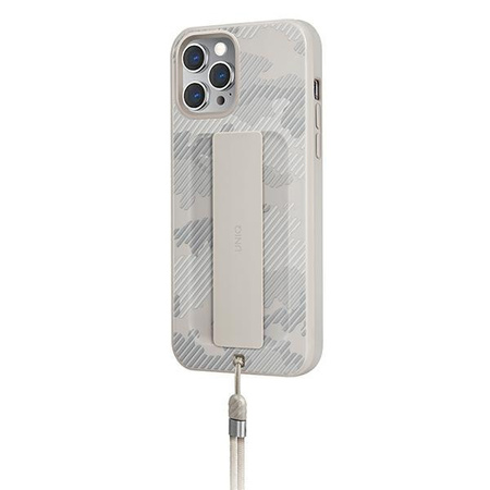 Etui Uniq Heldro na iPhone 12 Pro Max beżowy moro/ivory camo Antimicrobial