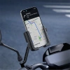 BASEUS UCHWYT MOTOCYKLOWY NA TELEFON DO LUSTERKA Z AMORTYZACJĄ SZYBKI