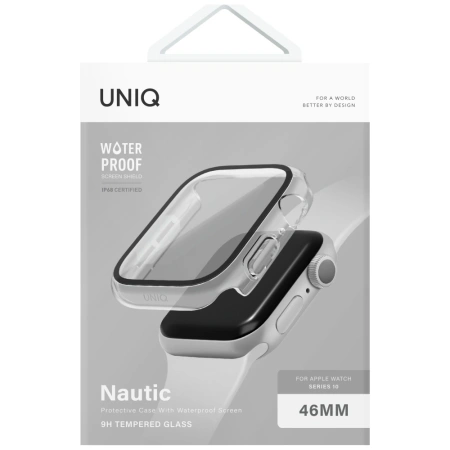 UNIQ ETUI CASE DO APPLE WATCH 46 MM NAUTIC PRZEZROCZYSTE Z SYSTEMEM