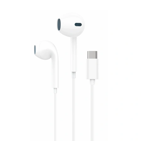 FONENG słuchawki przewodowe T36 USB-C z mikrofonem 1.2M Biały
