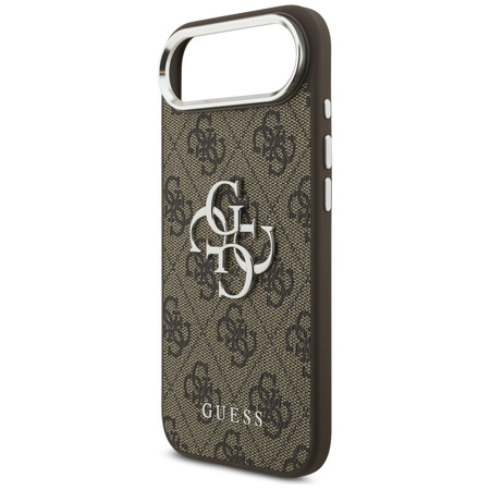 Etui Guess 4G Big 4G Classic Logo do iPhone Air brązowy srebrny