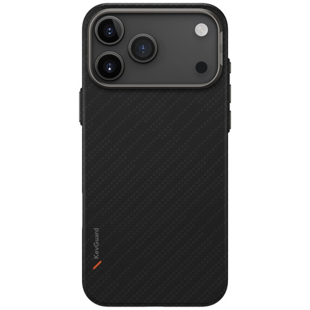 Etui UNIQ Keva EDGE do iPhone 17 Pro Max Magclick Charging czarny