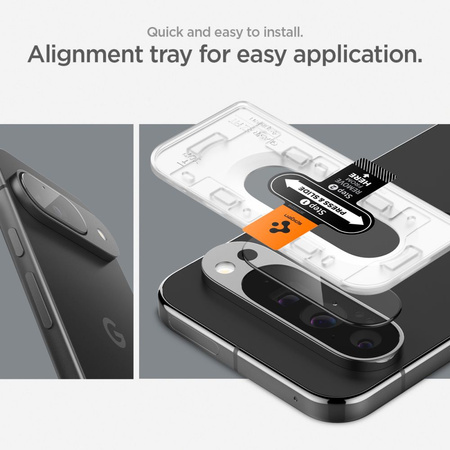 SPIGEN OSŁONA APARATU OPTIK.TR EZ FIT DO GOOGLE PIXEL 9 2-PACK OCHRONA