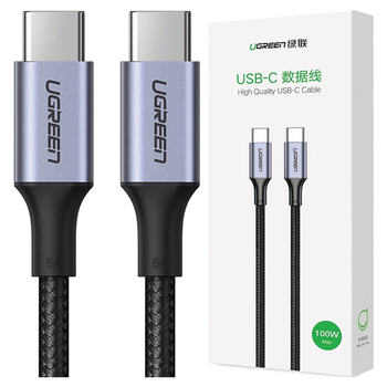 UGREEN KABEL USB-C DO USB-C 100W 1.5M DO ŁADOWANIA URZĄDZEŃ Z WYSOKĄ MOCĄ
