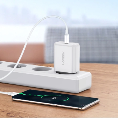 UGREEN KABEL USB-C USB-C DO TELEFONÓW 1M PD QC AFC ŁADOWANIE BEZPRZEWODOWE