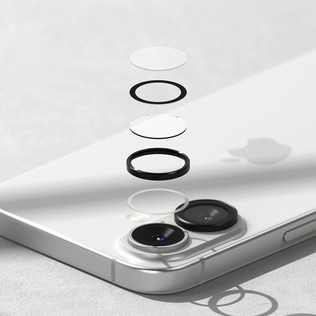 RINGKE OSŁONA APARATU CAMERA FRAME PROTECTOR DO IPHONE 16 16 PLUS KOMPLET 2