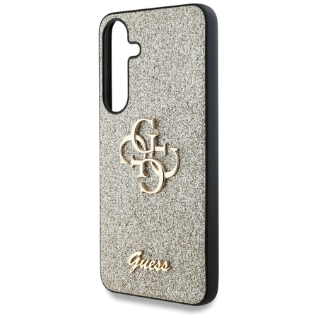 GUESS POKROWIEC FIXED GLITTER 4G METAL LOGO DO SAMSUNG GALAXY S25 TPU ETUI