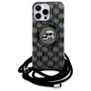 KARL LAGERFELD ETUI HARDCASE CROSSBODY MONOGRAM KARL & CHOUPETTE HEAD