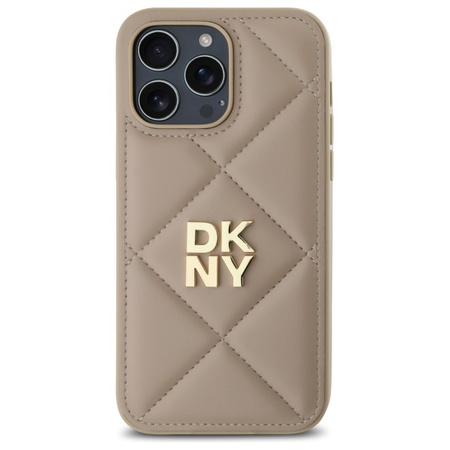 DKNY ETUI DO IPHONE 14 PRO 6.1 QUILTED STACK LOGO OCHRONA TELEFON POKROWIEC