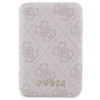 Zestaw Guess GUBPM5P15S4GEMGP iPhone15 6.1 hardcase + Powerbank 5000mAh MagSafe różowy/pink 4G Metal Logo