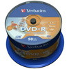 Płyta DVD-R Verbatim 4.7GB 16x AZO do druku 50szt 43533