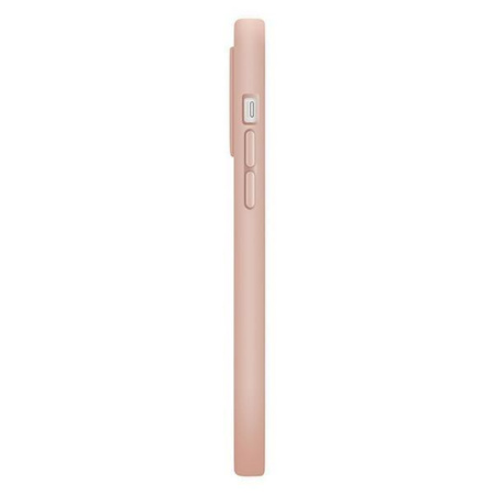 Etui Uniq Lino Hue na iPhone 14 Pro Magclick Charging rózowy/blush pink