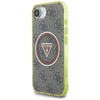 GUESS ETUI CASE IML METAL GLITTER DO IPHONE 16E DO MAGSAFE CIRCLE TRIANGLE