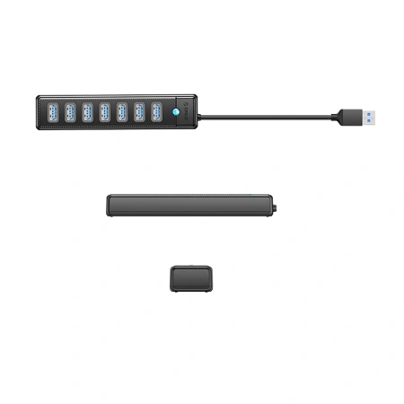 ORICO HUB 7x USB-A 3.0 DO MACBOOKA TELEFONÓW TABLETÓW SZYBKI PRZESYŁ DANYCH