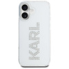 KARL LAGERFELD ETUI IML RHINESTONES LOGO DO IPHONE 16 PRZEZROCZYSTE DESIGN