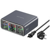 Stacja ładująca 4smarts Desk Charger Lucid GaN DIY 360W 5xUSB-C 1xUSB-A szary