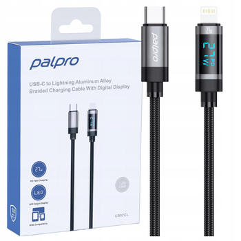 PALPRO KABEL USB-C LIGHTNING SZYBKIE ŁADOWANIE DO APPLE IPHONE 12 13 14 1M