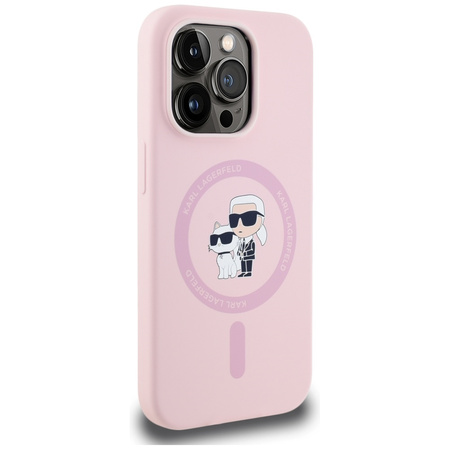KARL LAGERFELD ETUI SILIKONOWE DO MAGSAFE DO IPHONE 14 PRO MAX Z OCHRONĄ