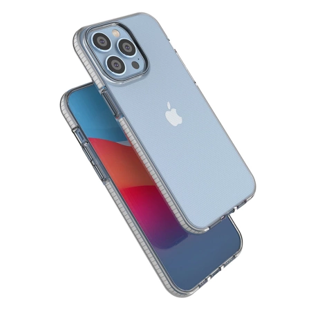 HURTEL ETUI POKROWIEC SILIKONOWY DO IPHONE 14 PRO MAX Z RAMKĄ ANTYPOWDERZA