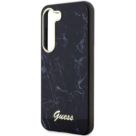 Etui Guess GUHCS23MPCUMAK S23 +S916 - czarne Marble