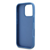 Guess GUHCP16LP4TDSCPB iPhone 16 Pro6.3 niebieski/blue hardcase Leather Metal Logo Strass Crossbody