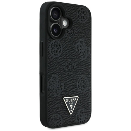 GUESS ETUI CASE GRAINED HOT STAMP PEONY DO IPHONE 16 Z MAGNETYCZNYM