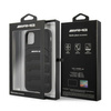 AMG AMHCN61GSEBK iPhone 11 6,1" czarny/black hardcase Leather Debossed Lines