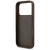 Etui Guess 4G Ring Classic Logo MagSafe do iPhone 17 Pro brązowy