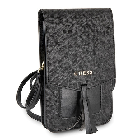 GUESS TOREBKA GUWBSQGBK DO TELEFONÓW SAFFIANO Z WYSOKIEJ JAKOŚCI MATERIAŁEM