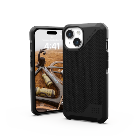 UAG Metropolis LT Magsafe - obudowa ochronna do iPhone 15 (kevlar black)