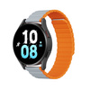 Uniwersalny magnetyczny pasek Samsung Galaxy Watch 3 45mm / S3 / Huawei Watch Ultimate / GT3 SE 46mm Dux Ducis Strap (22mm LD Version) - szaro-pomarańczowy