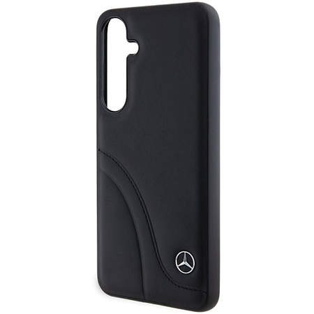MERCEDES ETUI HARDCASE DO SAMSUNG GALAXY S24+ S926 SKÓRZANE CURVED STITCHES