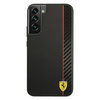 Ferrari FESAXHCS22MBK S22+ S906 czarny/black hardcase On Track Carbon Stripe