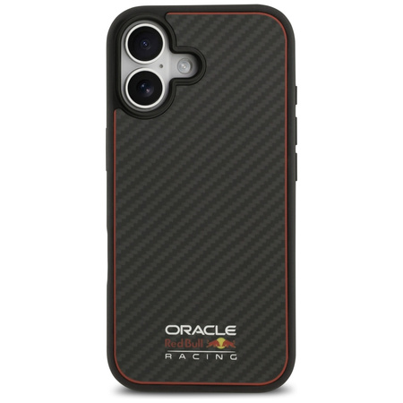 Etui Red Bull Kevlar Logo Matt MagSafe   do iPhone 17 czarny
