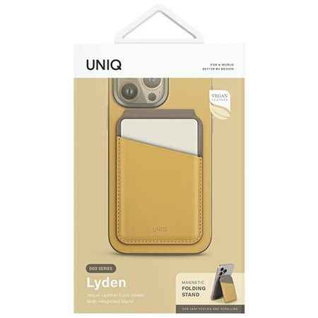 UNIQ LYDEN DS PORTFEL MAGNETYCZNY DO IPHONE 12 13 14 15 STANDART NA TELEFON