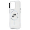 KARL LAGERFELD ETUI HARDCASE DO IPHONE 15 PRO 6.1 DO MAGSAFE Z METALOWYM