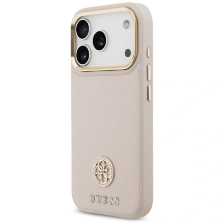GUESS ETUI GRINED STRASS LOGO DO IPHONE 17 PRO MAGSAFE ELEGANCKIE