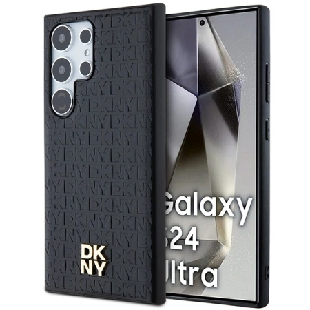 DKNY CASE DO SAMSUNG S24 ULTRA S928 LEATHER PATTERN DO MAGSAFE LOGO