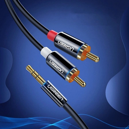 UGREEN KABEL AUDIO MINI JACK 3,5MM DO 2RCA DO TELEFONU I KINA DOMOWEGO 1,5M